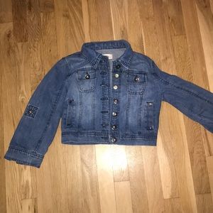 Crop jean jacket